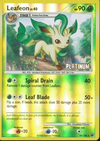 Leafeon (24/100) [Burger King Promos: 2009 Collection] - Card Brawlers | Quebec | Canada | Yu-Gi-Oh!