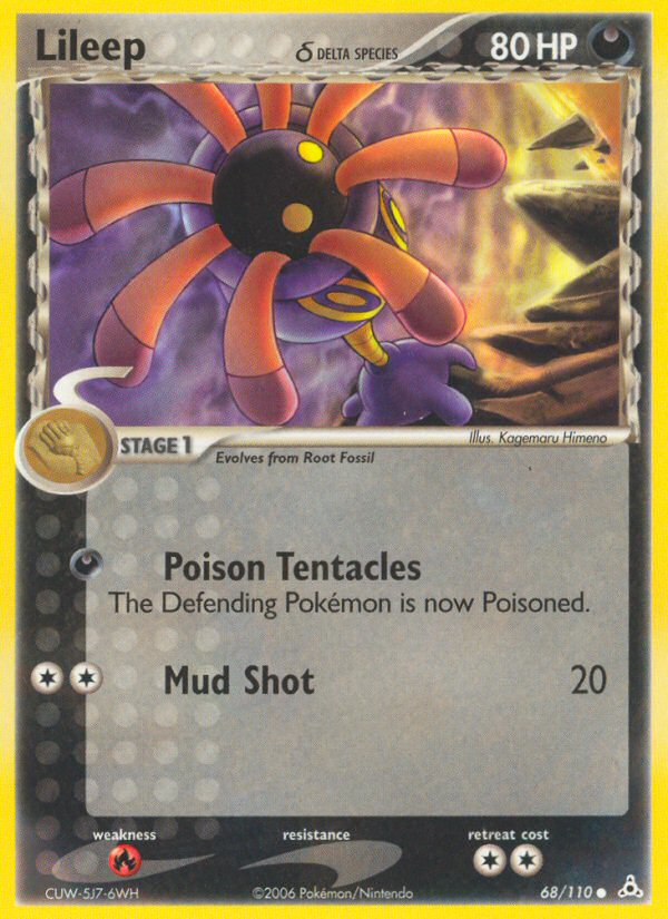 Lileep (68/110) (Delta Species) [EX: Holon Phantoms] - Card Brawlers | Quebec | Canada | Yu-Gi-Oh!