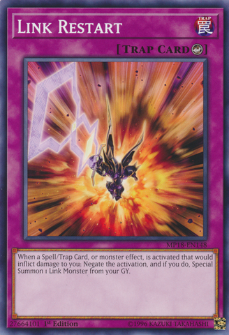 Link Restart [MP18-EN148] Common - Card Brawlers | Quebec | Canada | Yu-Gi-Oh!