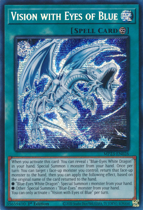 Vision with Eyes of Blue [MP23-EN026] Prismatic Secret Rare - Card Brawlers | Quebec | Canada | Yu-Gi-Oh!