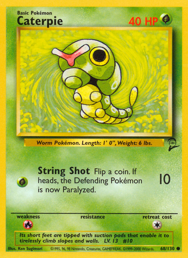 Caterpie (68/130) [Base Set 2] - Card Brawlers | Quebec | Canada | Yu-Gi-Oh!