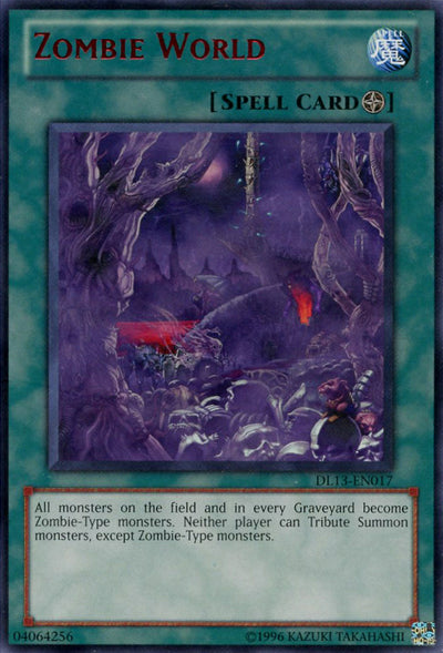 Zombie World (Red) [DL13-EN017] Rare - Card Brawlers | Quebec | Canada | Yu-Gi-Oh!