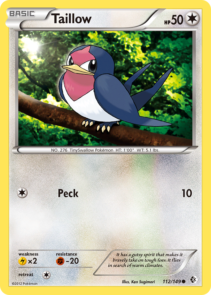 Taillow (112/149) [Black & White: Boundaries Crossed] - Card Brawlers | Quebec | Canada | Yu-Gi-Oh!