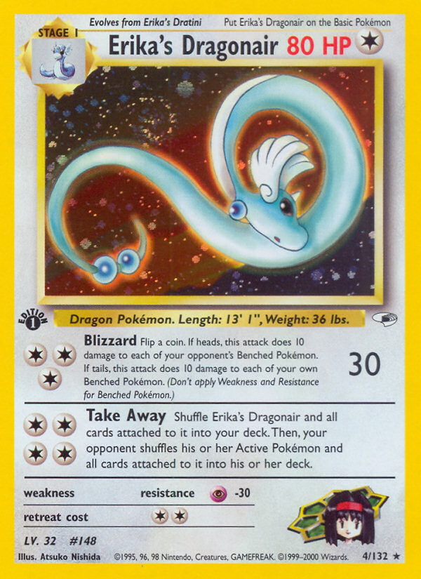 Erika's Dragonair (4/132) [Gym Heroes 1st Edition] - Card Brawlers | Quebec | Canada | Yu-Gi-Oh!