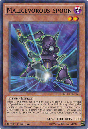 Malicevorous Spoon [MP14-EN127] Common - Card Brawlers | Quebec | Canada | Yu-Gi-Oh!