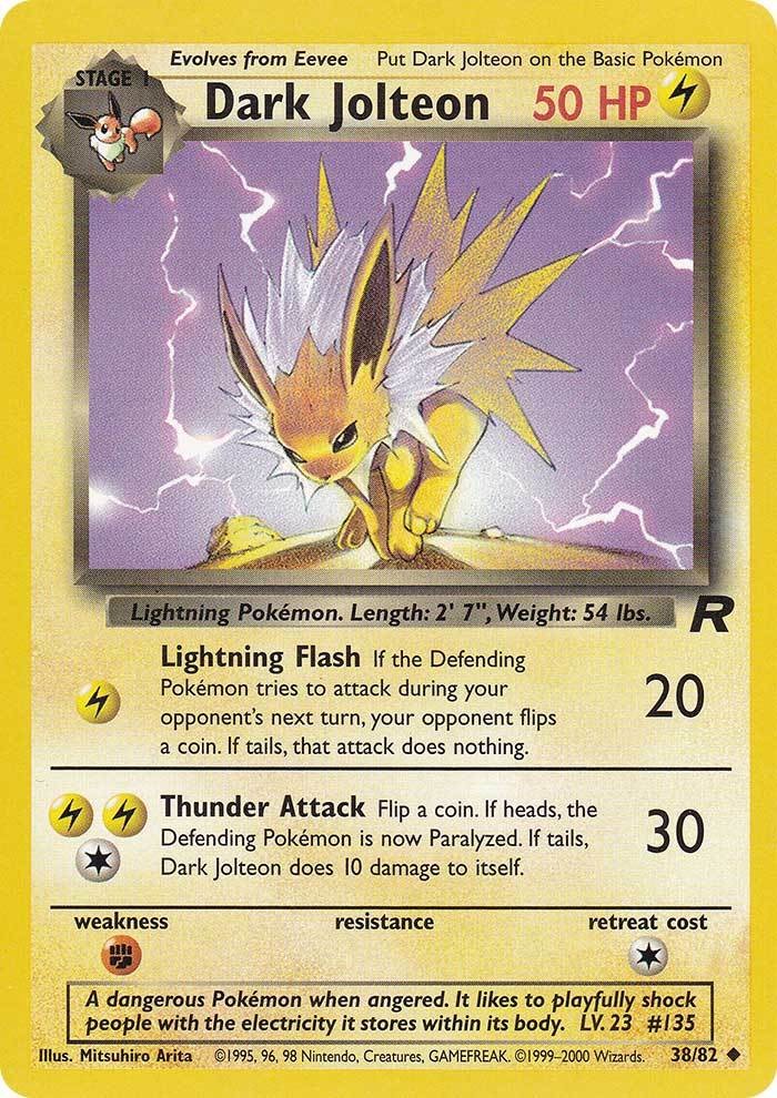 Dark Jolteon (38/82) [Team Rocket Unlimited] - Card Brawlers | Quebec | Canada | Yu-Gi-Oh!