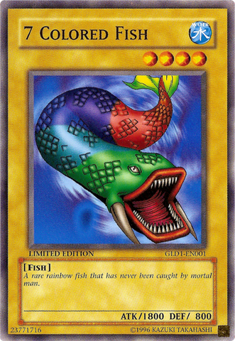 7 Colored Fish [GLD1-EN001] Common - Card Brawlers | Quebec | Canada | Yu-Gi-Oh!