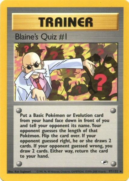Blaine's Quiz #1 (97/132) [Gym Heroes Unlimited] - Card Brawlers | Quebec | Canada | Yu-Gi-Oh!