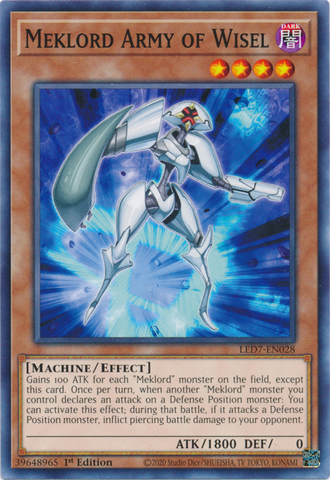 Meklord Army of Wisel [LED7-EN028] Common - Card Brawlers | Quebec | Canada | Yu-Gi-Oh!