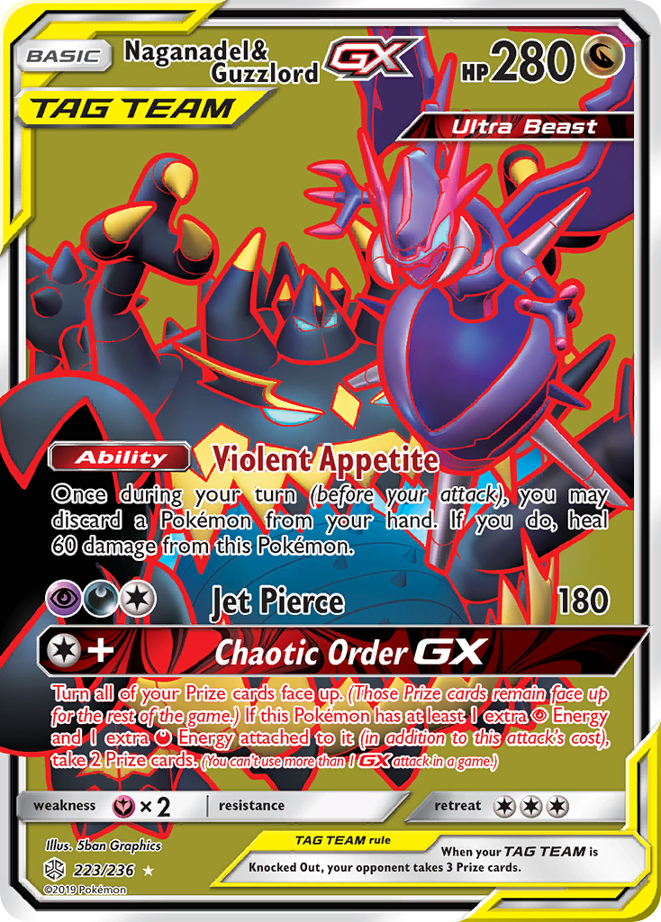 Naganadel & Guzzlord GX (223/236) [Sun & Moon: Cosmic Eclipse] - Card Brawlers | Quebec | Canada | Yu-Gi-Oh!