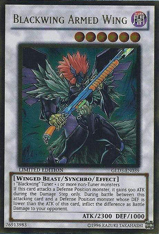 Blackwing Armed Wing [GLD3-EN039] Gold Rare - Card Brawlers | Quebec | Canada | Yu-Gi-Oh!