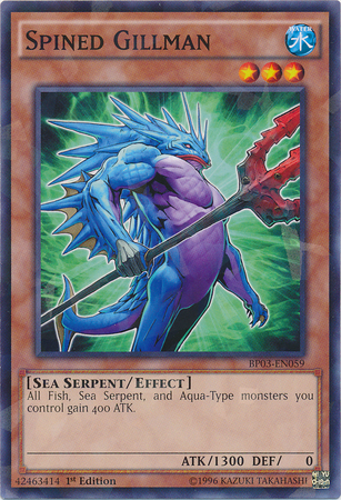 Spined Gillman [BP03-EN059] Shatterfoil Rare - Card Brawlers | Quebec | Canada | Yu-Gi-Oh!