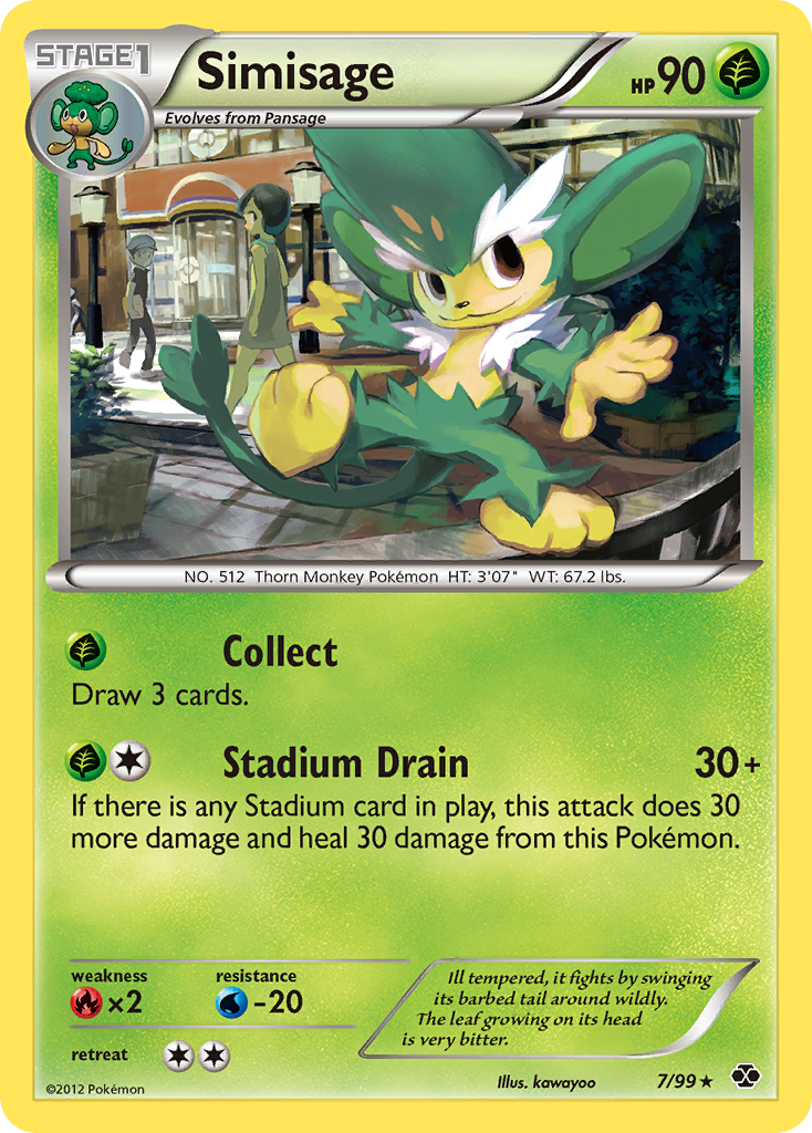 Simisage (7/99) [Black & White: Next Destinies] - Card Brawlers | Quebec | Canada | Yu-Gi-Oh!