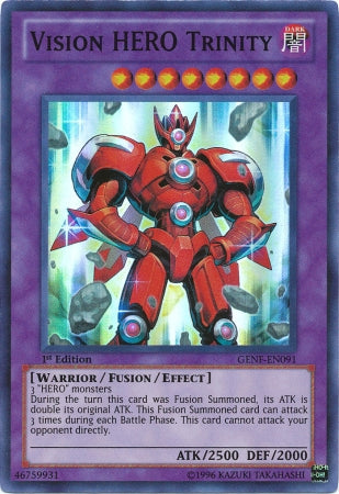 Vision Hero Trinity [GENF-EN091] Super Rare - Card Brawlers | Quebec | Canada | Yu-Gi-Oh!