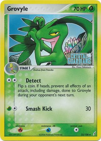 Grovyle (32/100) (Stamped) [EX: Crystal Guardians] - Card Brawlers | Quebec | Canada | Yu-Gi-Oh!