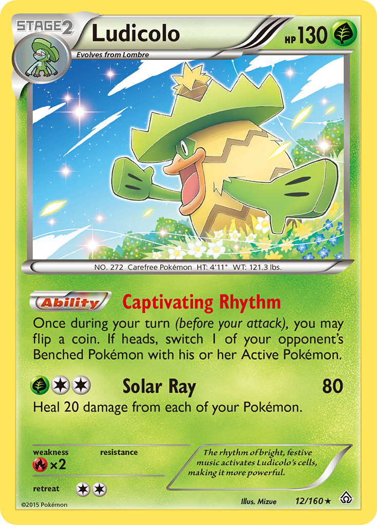 Ludicolo (12/160) [XY: Primal Clash] - Card Brawlers | Quebec | Canada | Yu-Gi-Oh!