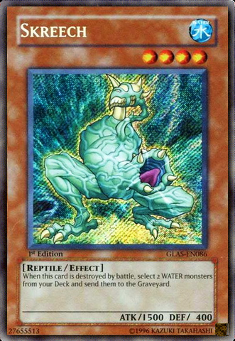 Skreech [GLAS-EN086] Secret Rare - Card Brawlers | Quebec | Canada | Yu-Gi-Oh!