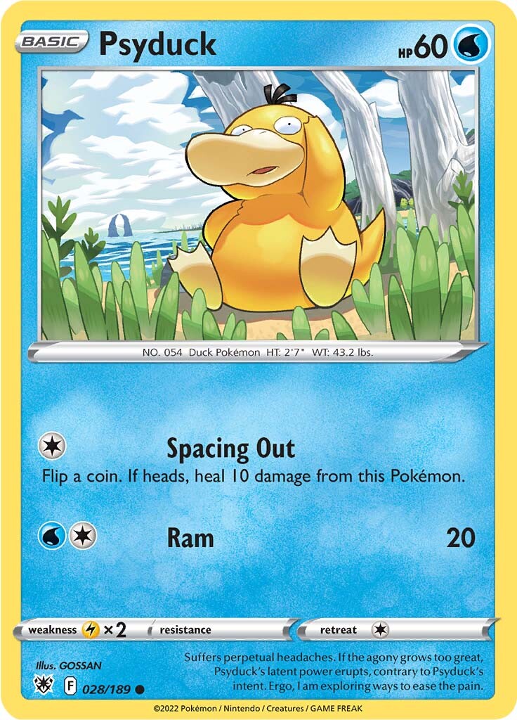 Psyduck (028/189) [Sword & Shield: Astral Radiance] - Card Brawlers | Quebec | Canada | Yu-Gi-Oh!