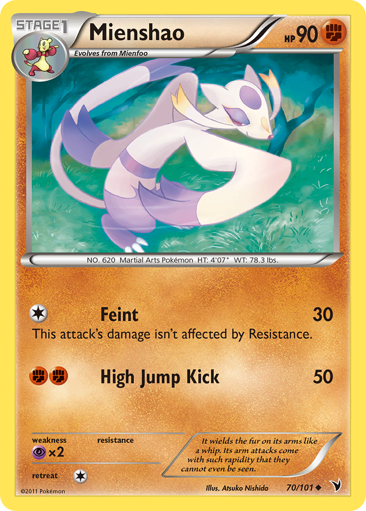 Mienshao (70/101) [Black & White: Noble Victories] - Card Brawlers | Quebec | Canada | Yu-Gi-Oh!