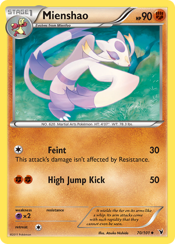 Mienshao (70/101) [Black & White: Noble Victories] - Card Brawlers | Quebec | Canada | Yu-Gi-Oh!