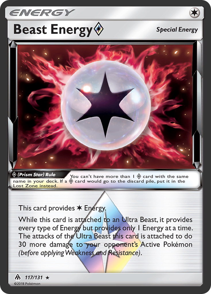 Beast Energy (117/131) (Prism Star) [Sun & Moon: Forbidden Light] - Card Brawlers | Quebec | Canada | Yu-Gi-Oh!