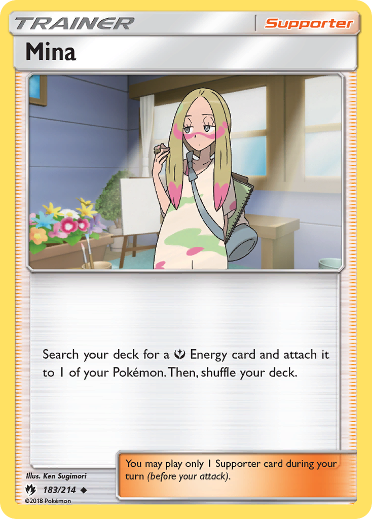 Mina (183/214) [Sun & Moon: Lost Thunder] - Card Brawlers | Quebec | Canada | Yu-Gi-Oh!