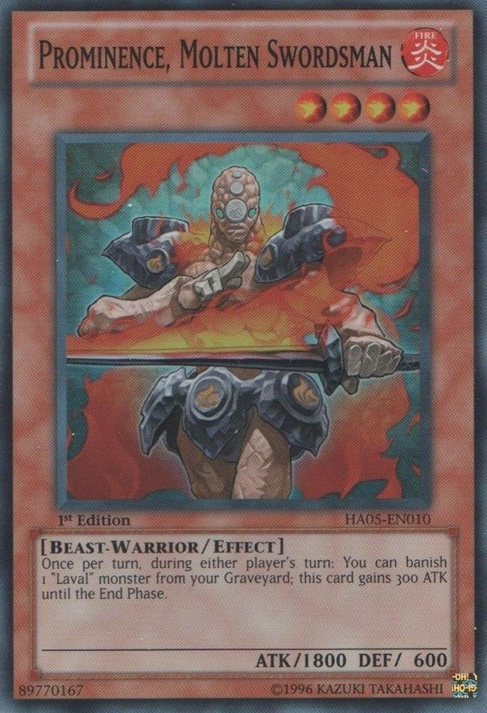 Prominence, Molten Swordsman [HA05-EN010] Super Rare - Card Brawlers | Quebec | Canada | Yu-Gi-Oh!