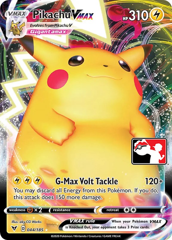 Pikachu VMAX (044/185) [Prize Pack Series One] - Card Brawlers | Quebec | Canada | Yu-Gi-Oh!