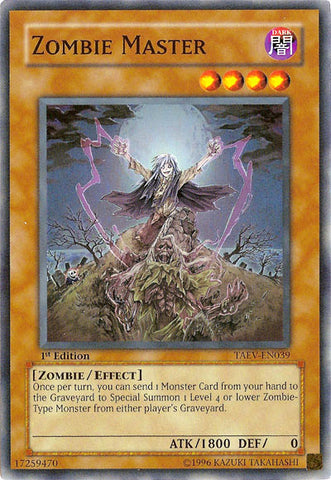 Zombie Master [TAEV-EN039] Super Rare - Card Brawlers | Quebec | Canada | Yu-Gi-Oh!