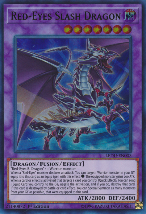 Red-Eyes Slash Dragon [LEDU-EN003] Ultra Rare - Yu-Gi-Oh! - Card Brawlers | Quebec | Canada |