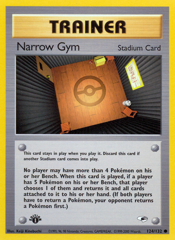 Narrow Gym (124/132) [Gym Heroes 1st Edition] - Card Brawlers | Quebec | Canada | Yu-Gi-Oh!