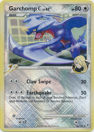 Garchomp C (60/147) (Staff League Promo) [Platinum: Supreme Victors] - Card Brawlers | Quebec | Canada | Yu-Gi-Oh!