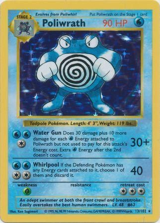 Poliwrath (13/102) [Base Set Shadowless Unlimited] - Card Brawlers | Quebec | Canada | Yu-Gi-Oh!