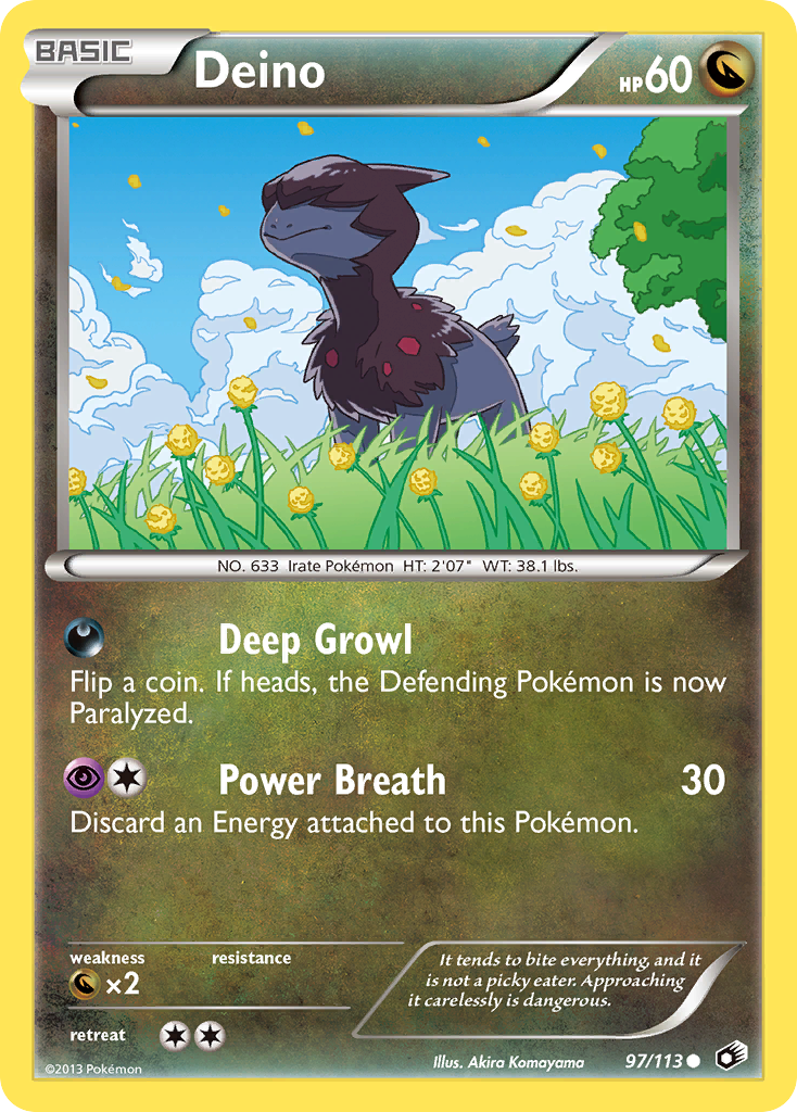 Deino (97/113) [Black & White: Legendary Treasures] - Card Brawlers | Quebec | Canada | Yu-Gi-Oh!