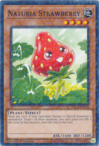 Naturia Strawberry (Duel Terminal) [HAC1-EN110] Common - Card Brawlers | Quebec | Canada | Yu-Gi-Oh!