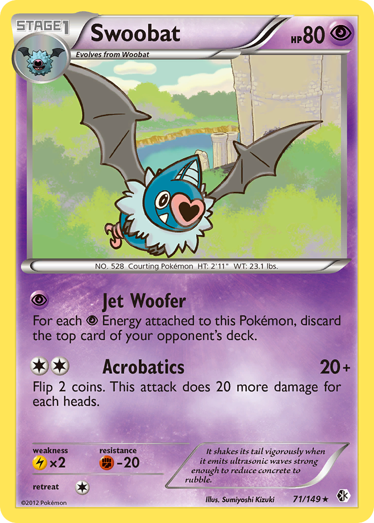 Swoobat (71/149) [Black & White: Boundaries Crossed] - Card Brawlers | Quebec | Canada | Yu-Gi-Oh!