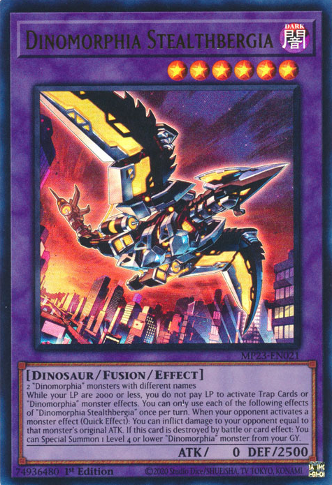 Dinomorphia Stealthbergia [MP23-EN021] Ultra Rare - Card Brawlers | Quebec | Canada | Yu-Gi-Oh!