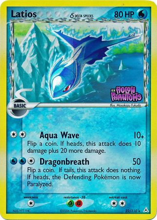 Latios (22/110) (Delta Species) (Stamped) [EX: Holon Phantoms] - Card Brawlers | Quebec | Canada | Yu-Gi-Oh!