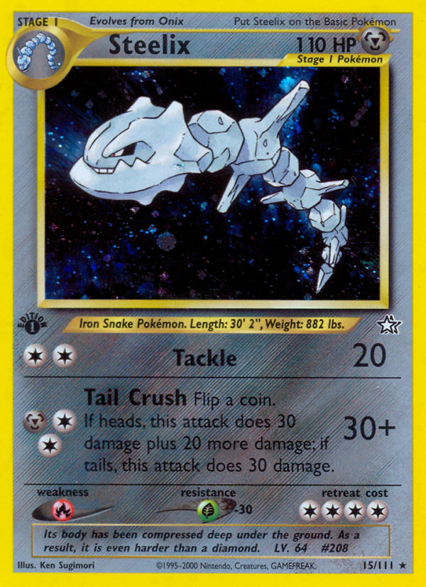Steelix (15/111) [Neo Genesis 1st Edition] - Card Brawlers | Quebec | Canada | Yu-Gi-Oh!