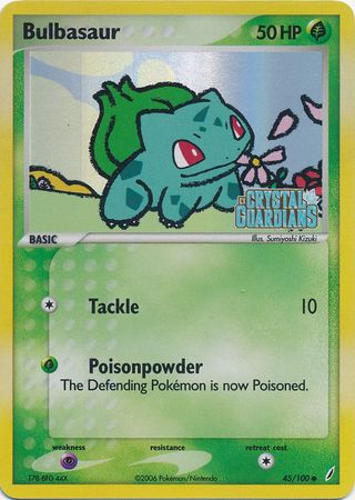 Bulbasaur (45/100) (Stamped) [EX: Crystal Guardians] - Card Brawlers | Quebec | Canada | Yu-Gi-Oh!