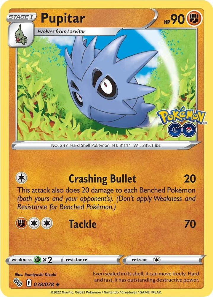 Pupitar (038/078) [Pokémon GO] - Card Brawlers | Quebec | Canada | Yu-Gi-Oh!