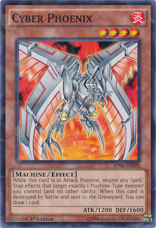 Cyber Phoenix [BP03-EN020] Shatterfoil Rare - Card Brawlers | Quebec | Canada | Yu-Gi-Oh!