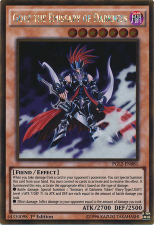 Gorz the Emissary of Darkness [PGL2-EN081] Gold Rare - Card Brawlers | Quebec | Canada | Yu-Gi-Oh!