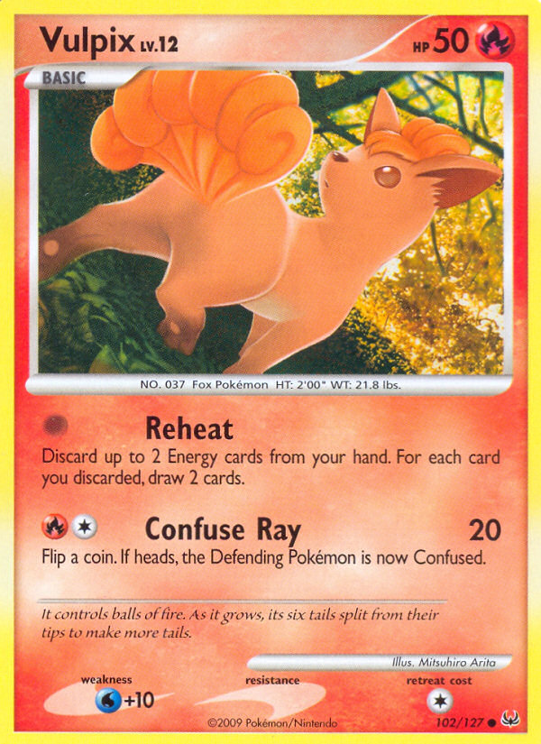 Vulpix (102/127) [Platinum: Base Set] - Card Brawlers | Quebec | Canada | Yu-Gi-Oh!
