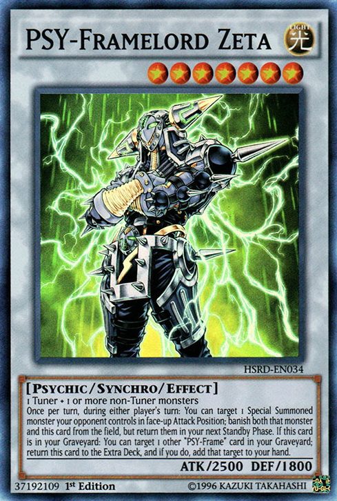 PSY-Framelord Zeta [HSRD-EN034] Super Rare - Card Brawlers | Quebec | Canada | Yu-Gi-Oh!