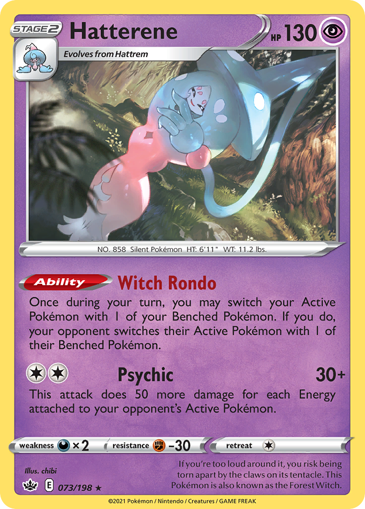 Hatterene (073/198) (Theme Deck Exclusive) [Sword & Shield: Chilling Reign] - Card Brawlers | Quebec | Canada | Yu-Gi-Oh!