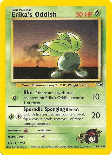 Erika's Oddish (78/132) [Gym Heroes Unlimited] - Card Brawlers | Quebec | Canada | Yu-Gi-Oh!