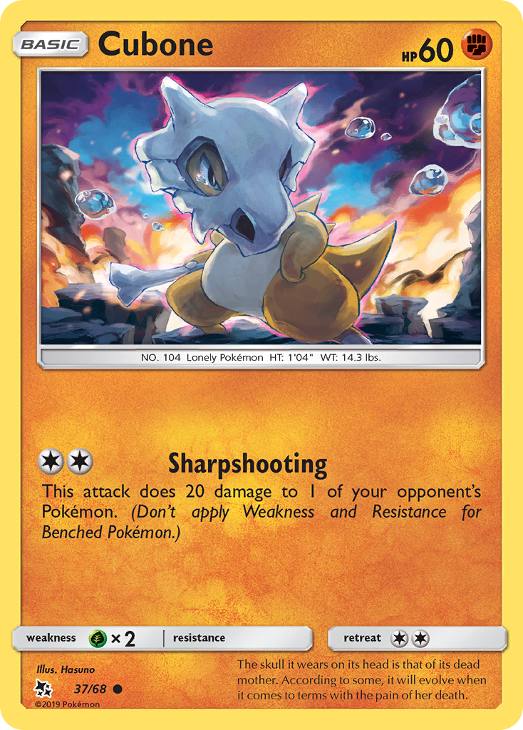 Cubone (37/68) [Sun & Moon: Hidden Fates] - Card Brawlers | Quebec | Canada | Yu-Gi-Oh!