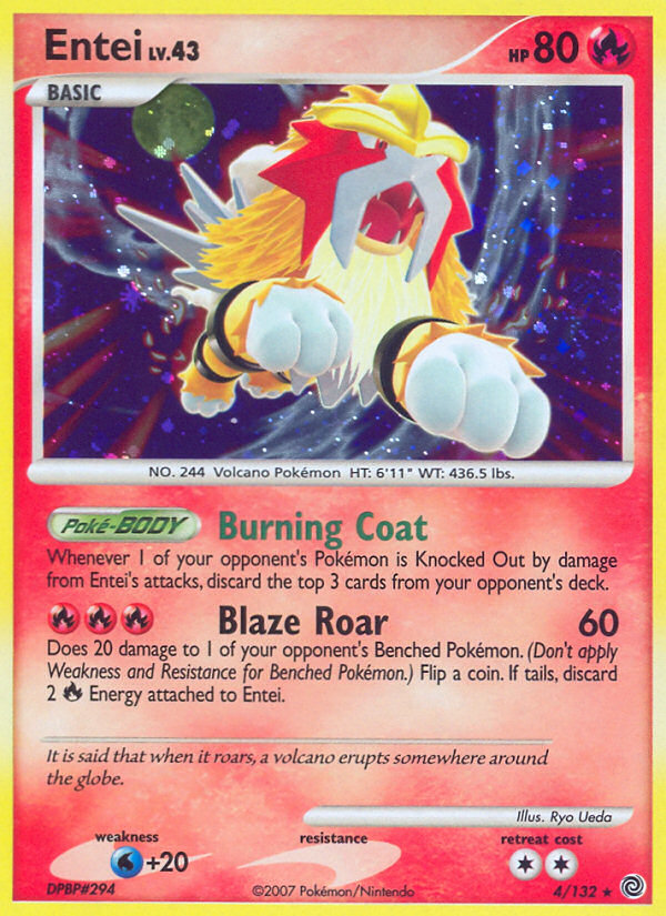 Entei (4/132) [Diamond & Pearl: Secret Wonders] - Card Brawlers | Quebec | Canada | Yu-Gi-Oh!