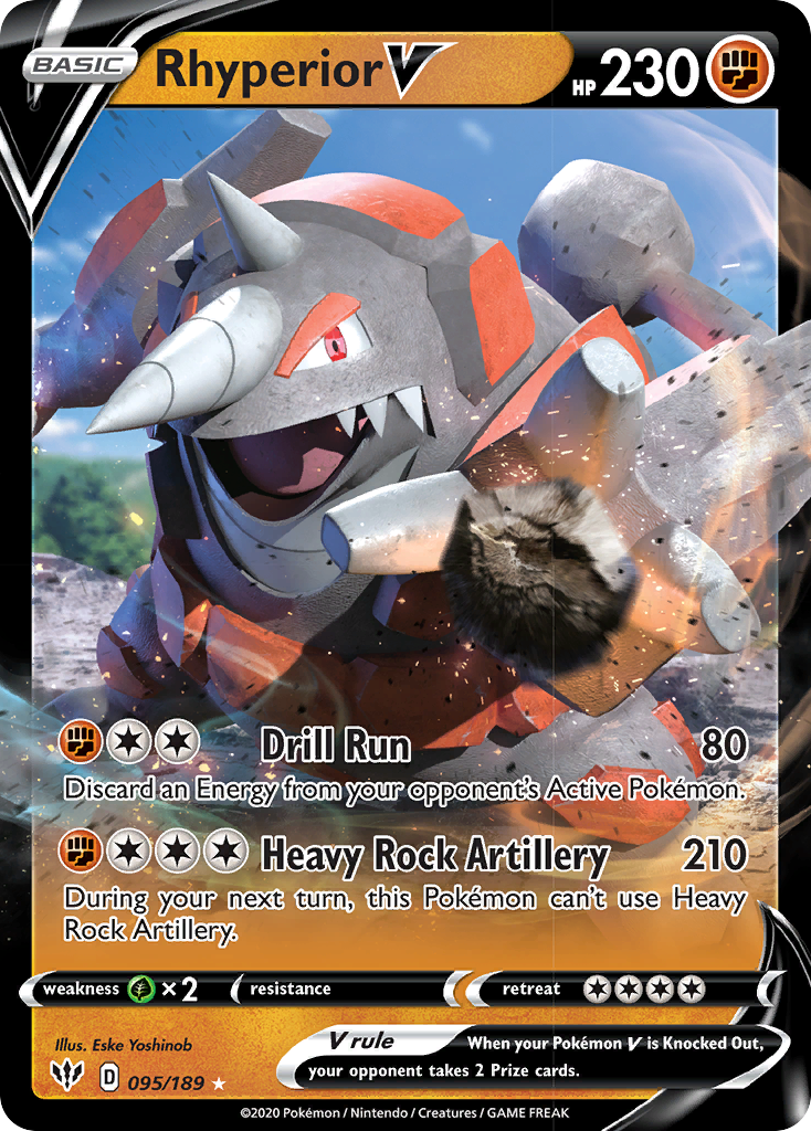 Rhyperior V (095/189) [Sword & Shield: Darkness Ablaze] - Card Brawlers | Quebec | Canada | Yu-Gi-Oh!